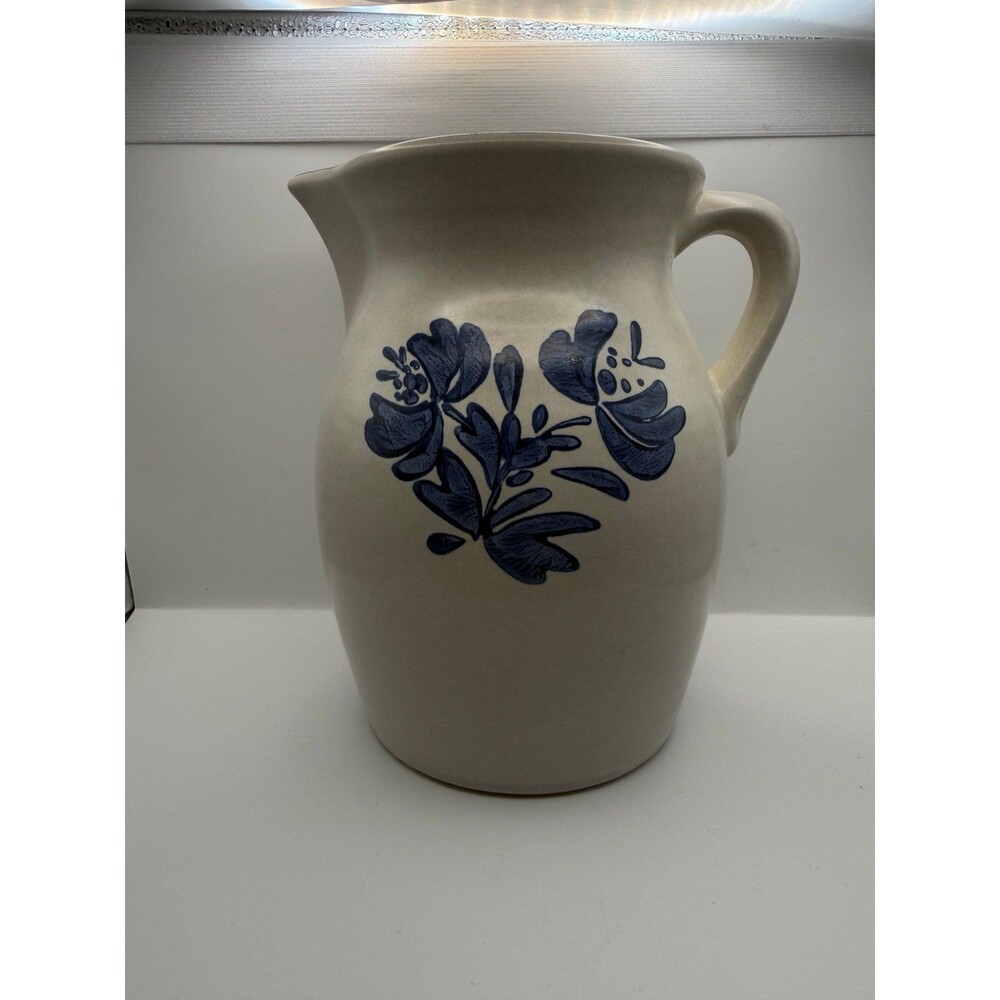 Vintage Pfaltzgraff Yorktowne Stoneware Pitcher - 8" Large Water Jug